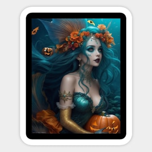 Halloween Mermaid Fairy Sticker